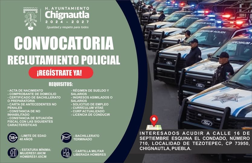 Imagen principal: RECLUTAMIENTO POLICIAL